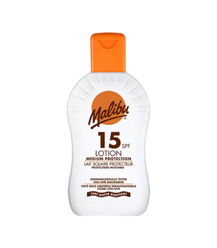 Malibu High Protection Lotion UVA/UVB Sunscreen SPF15 200ml